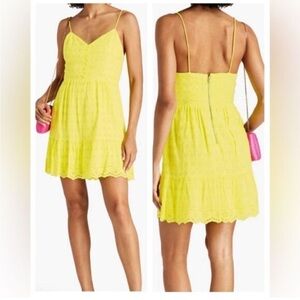 Alice + Olivia Fae Dress Alice And Olivia Bright Eyelet